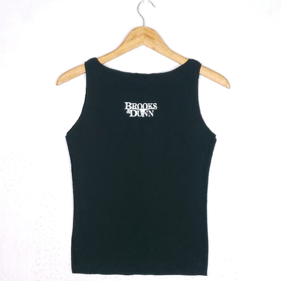 Vintage Brooks & Dunn Only In America Everybody Gets To Dance Tank Top Country - Picture 5 of 6